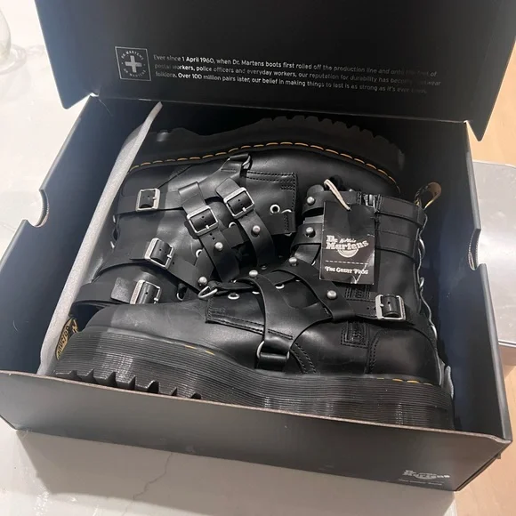 Dr. Martens x The Great Frog London Jadon harness black leather